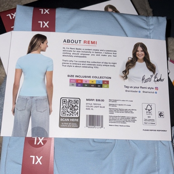 Edited by Remi Bader Women's Baby Tee - Picture 7 of 7